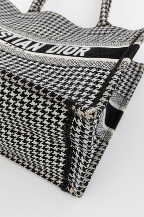 Houndstooth Book Tote