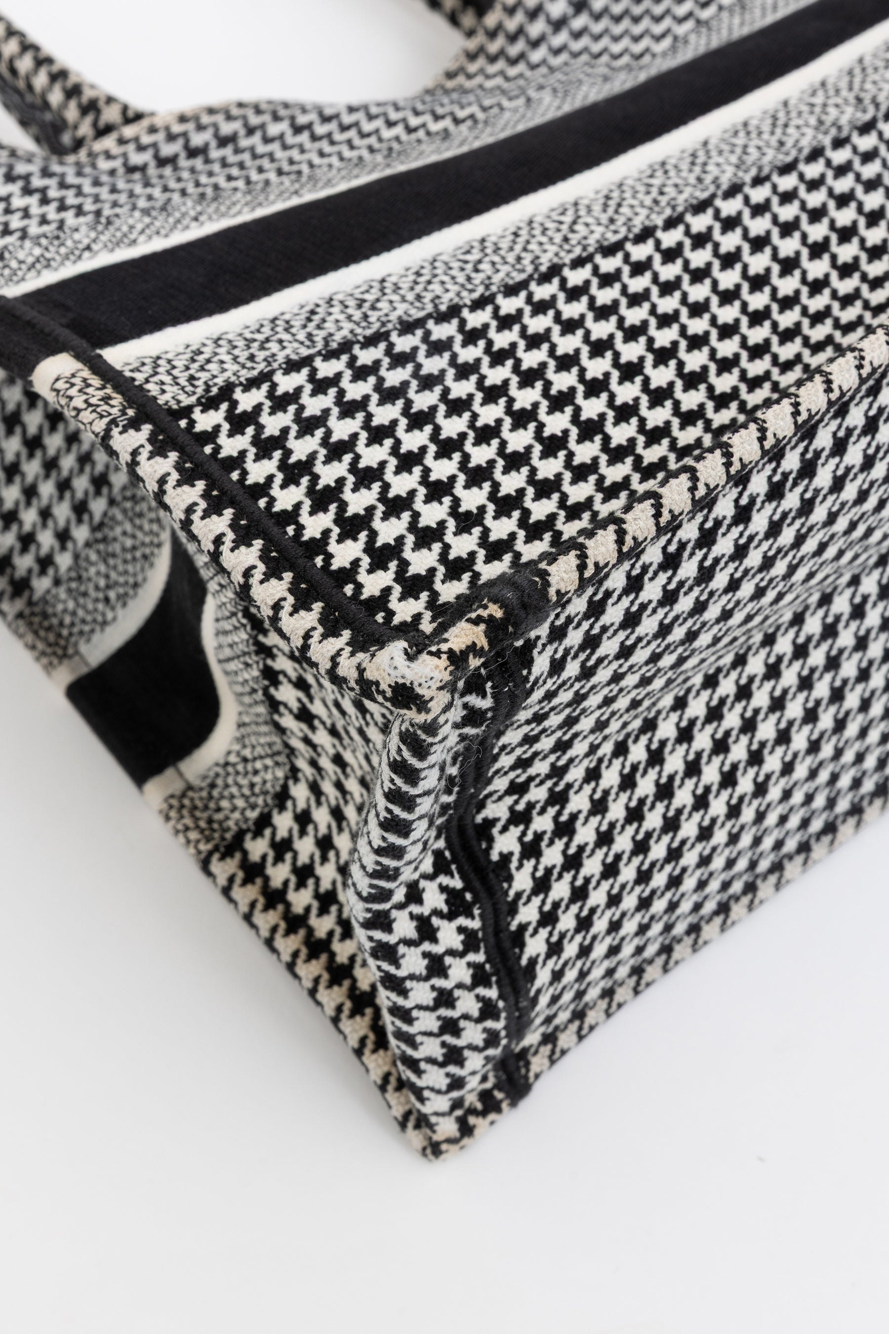 Houndstooth Book Tote