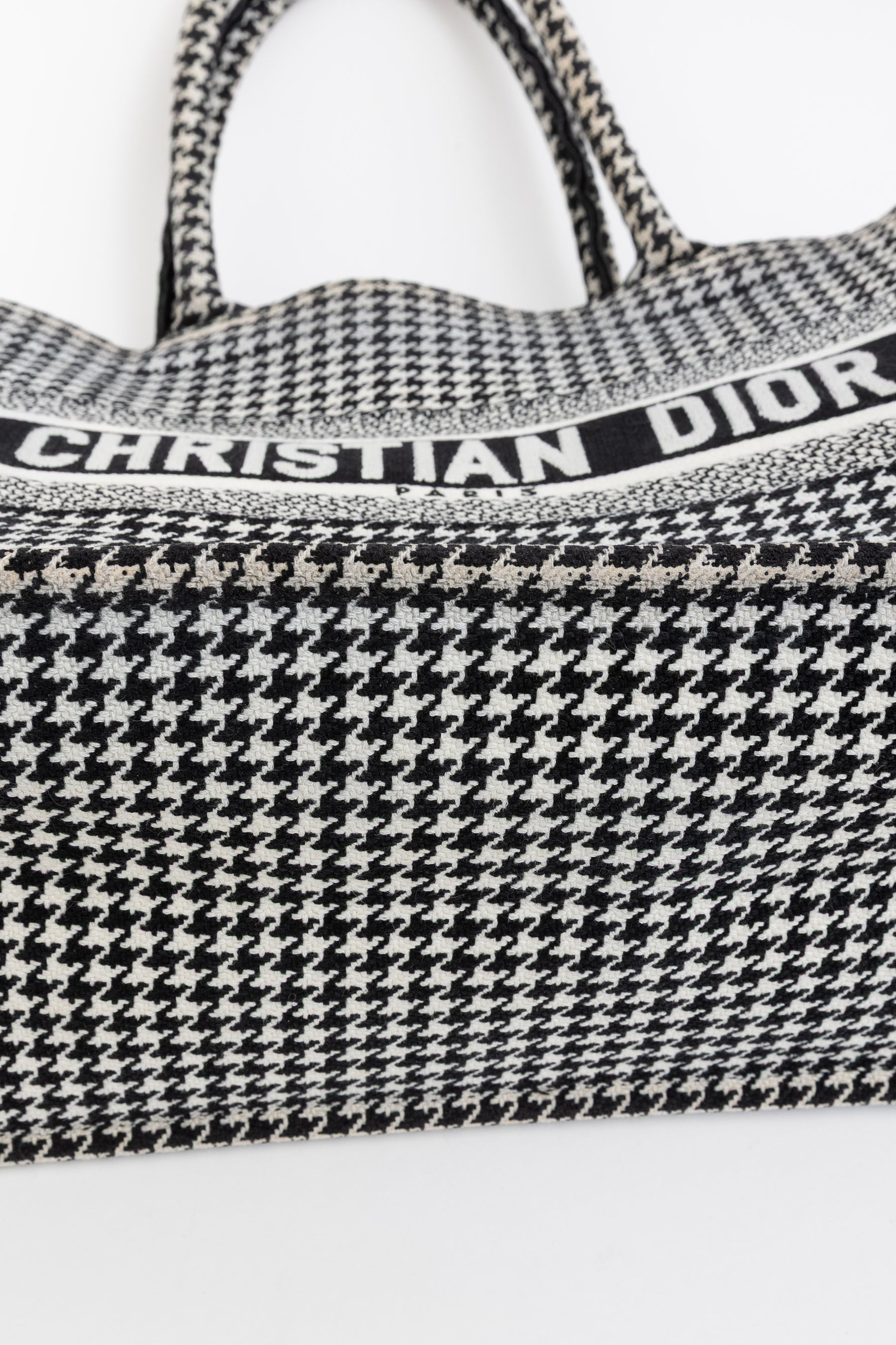 Houndstooth Book Tote