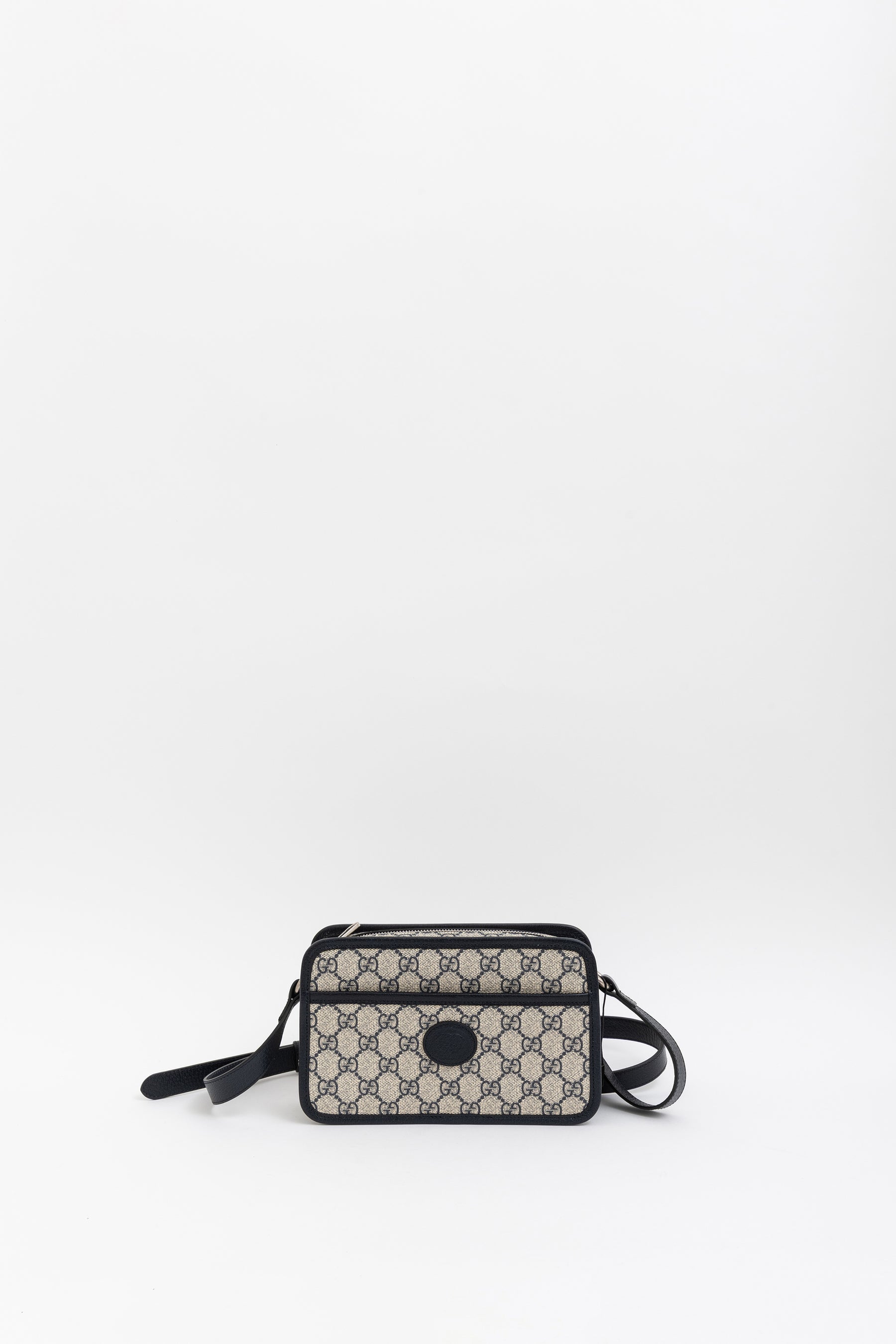 GG Supreme Monogram Camera Bag