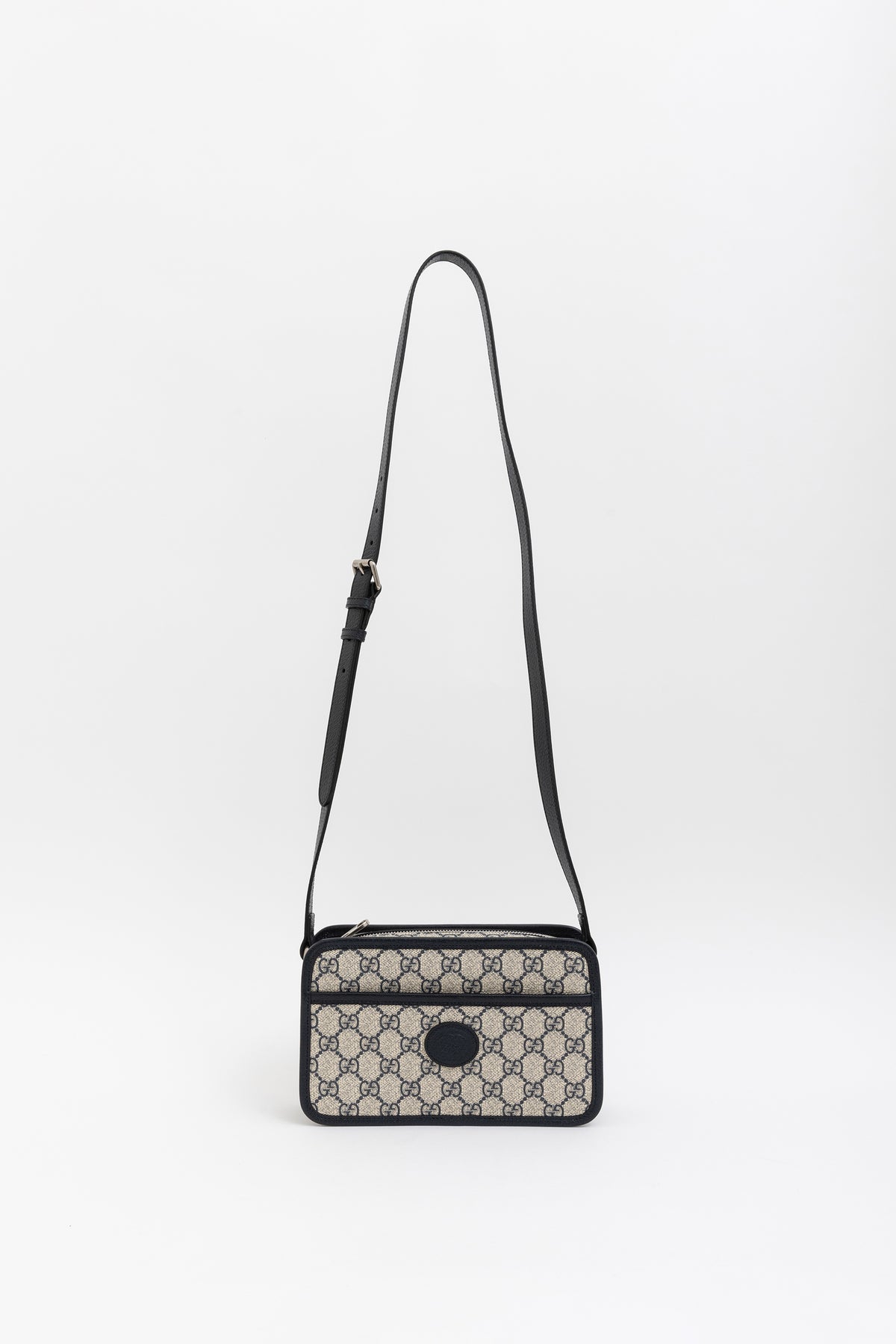 GG Supreme Monogram Camera Bag