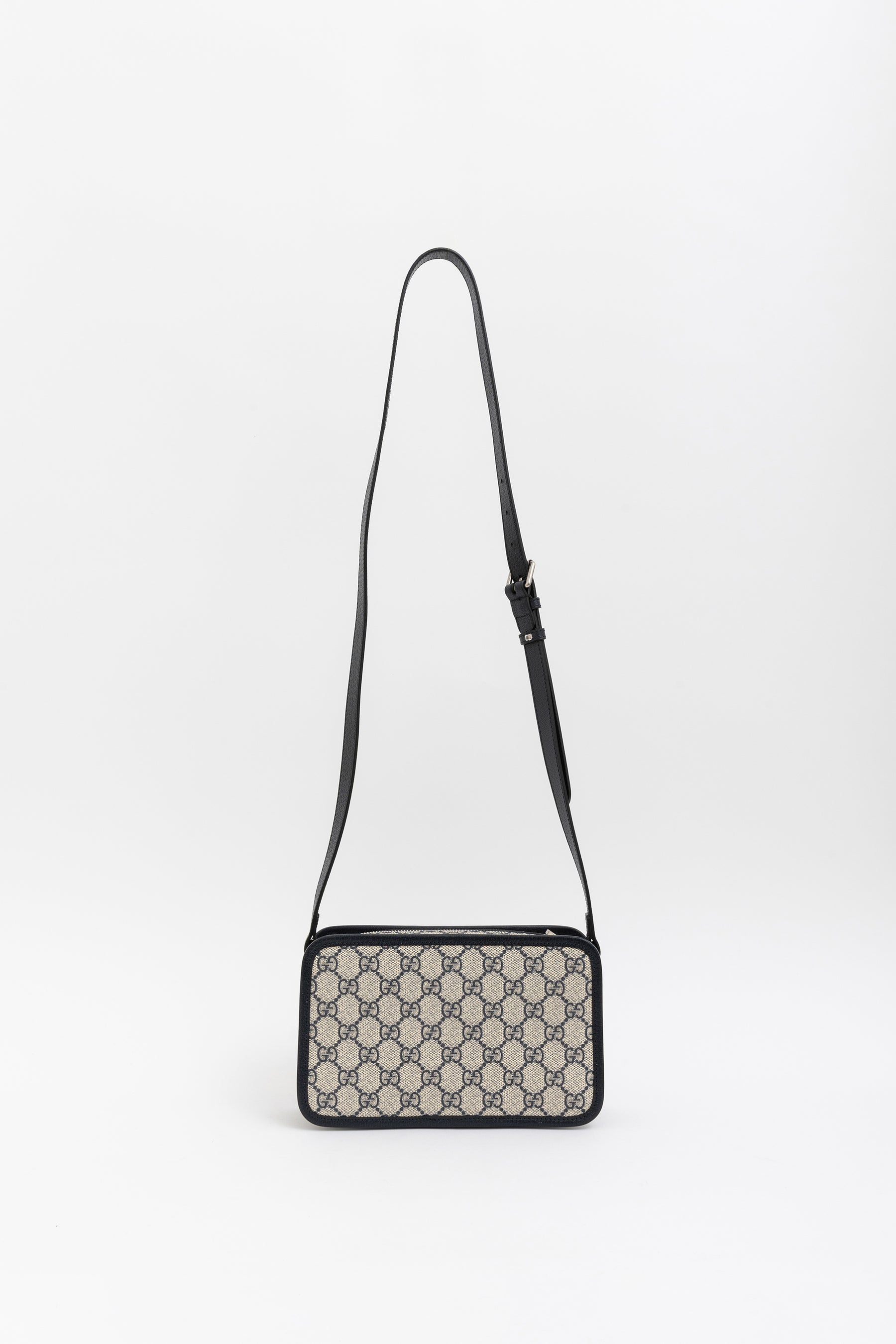 GG Supreme Monogram Camera Bag