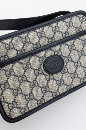 GG Supreme Monogram Camera Bag