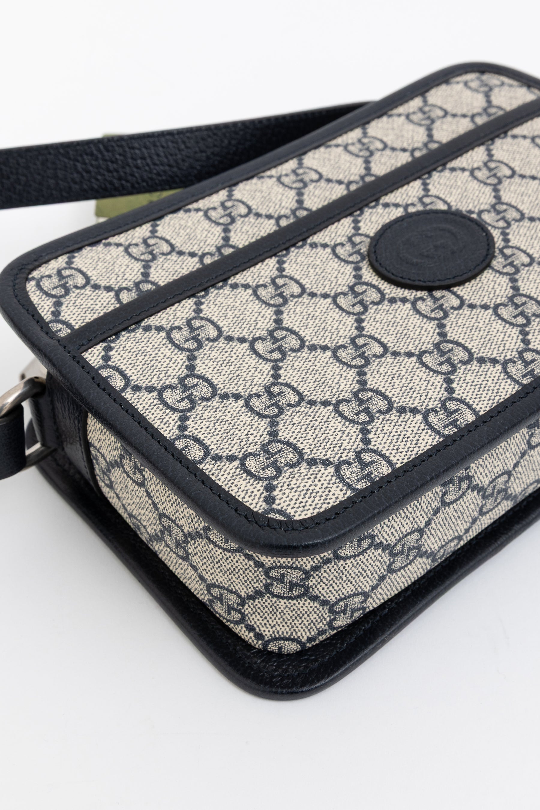 GG Supreme Monogram Camera Bag