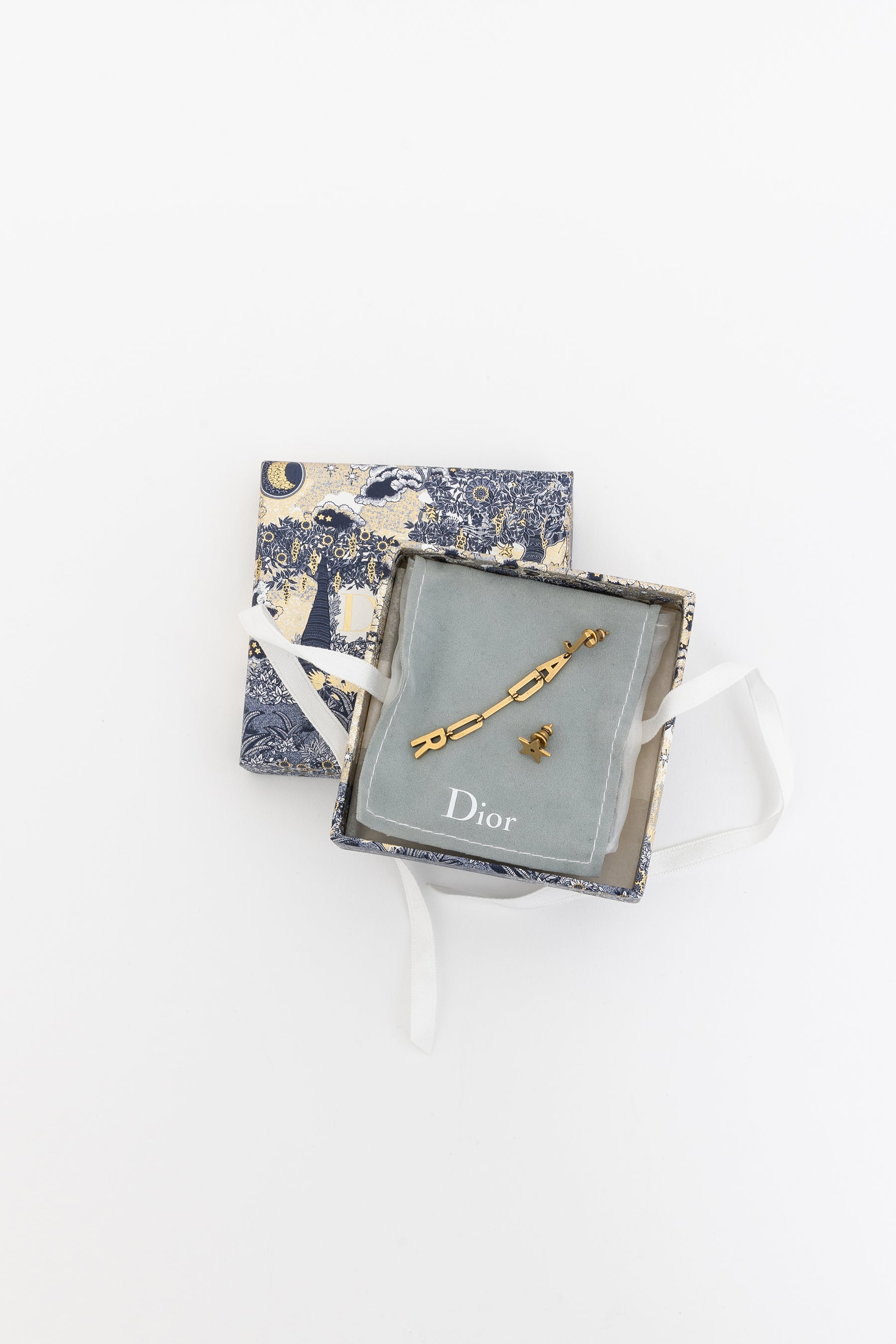 J'Adior Drop and Star Earrings