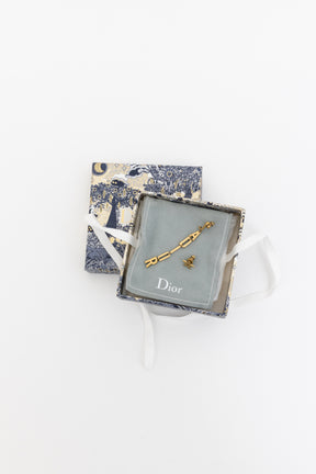 J'Adior Drop and Star Earrings