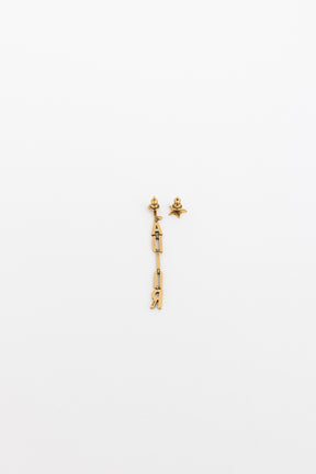 J'Adior Drop and Star Earrings