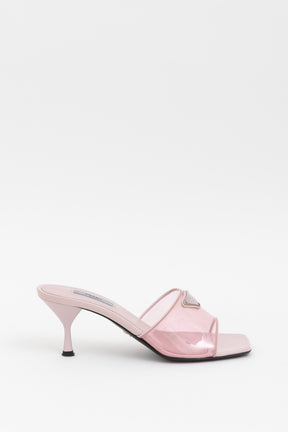 Plexiglass Vernice Slide Sandals