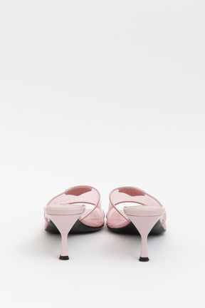 Plexiglass Vernice Slide Sandals
