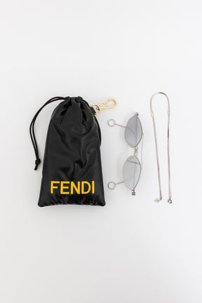 Thin Geometric Cat Eye Sunglasses
