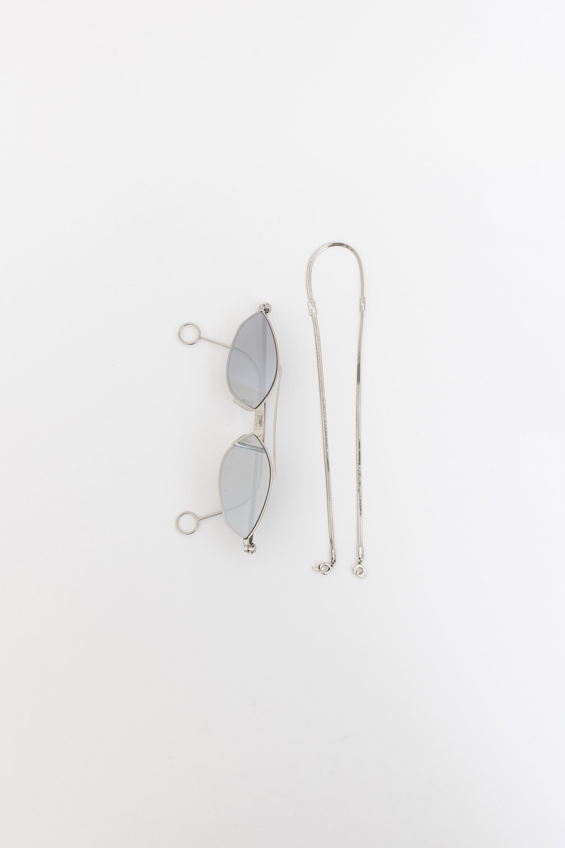 Thin Geometric Cat Eye Sunglasses