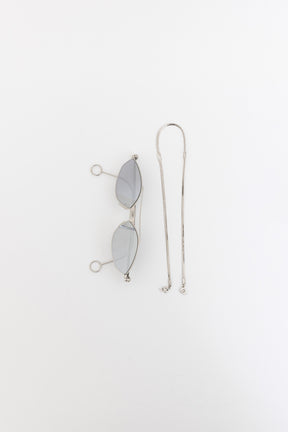 Thin Geometric Cat Eye Sunglasses