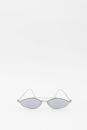Thin Geometric Cat Eye Sunglasses