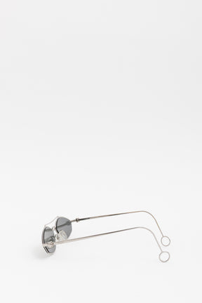 Thin Geometric Cat Eye Sunglasses