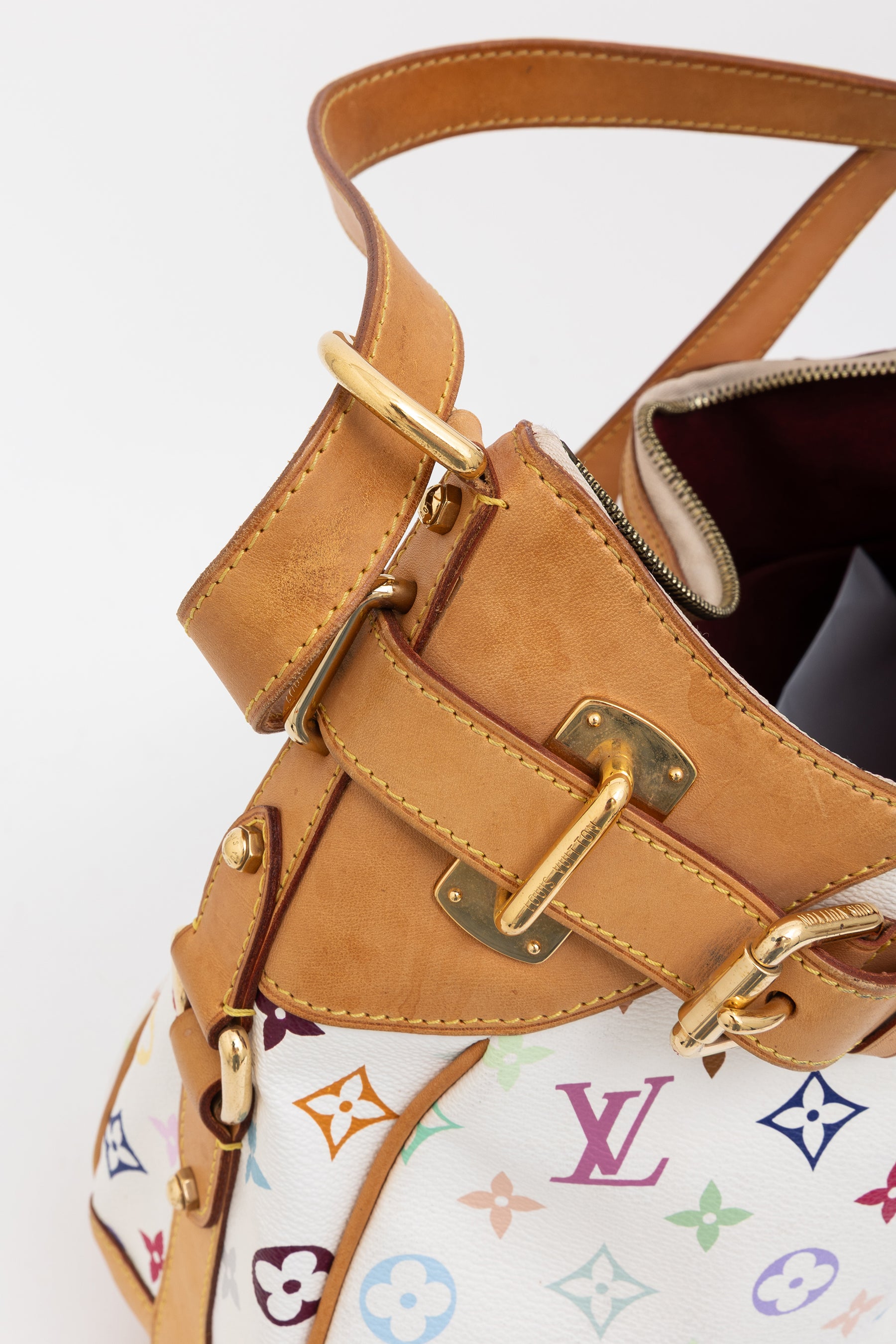 x Takashi Murakami Monogram Multicolore Greta Bag