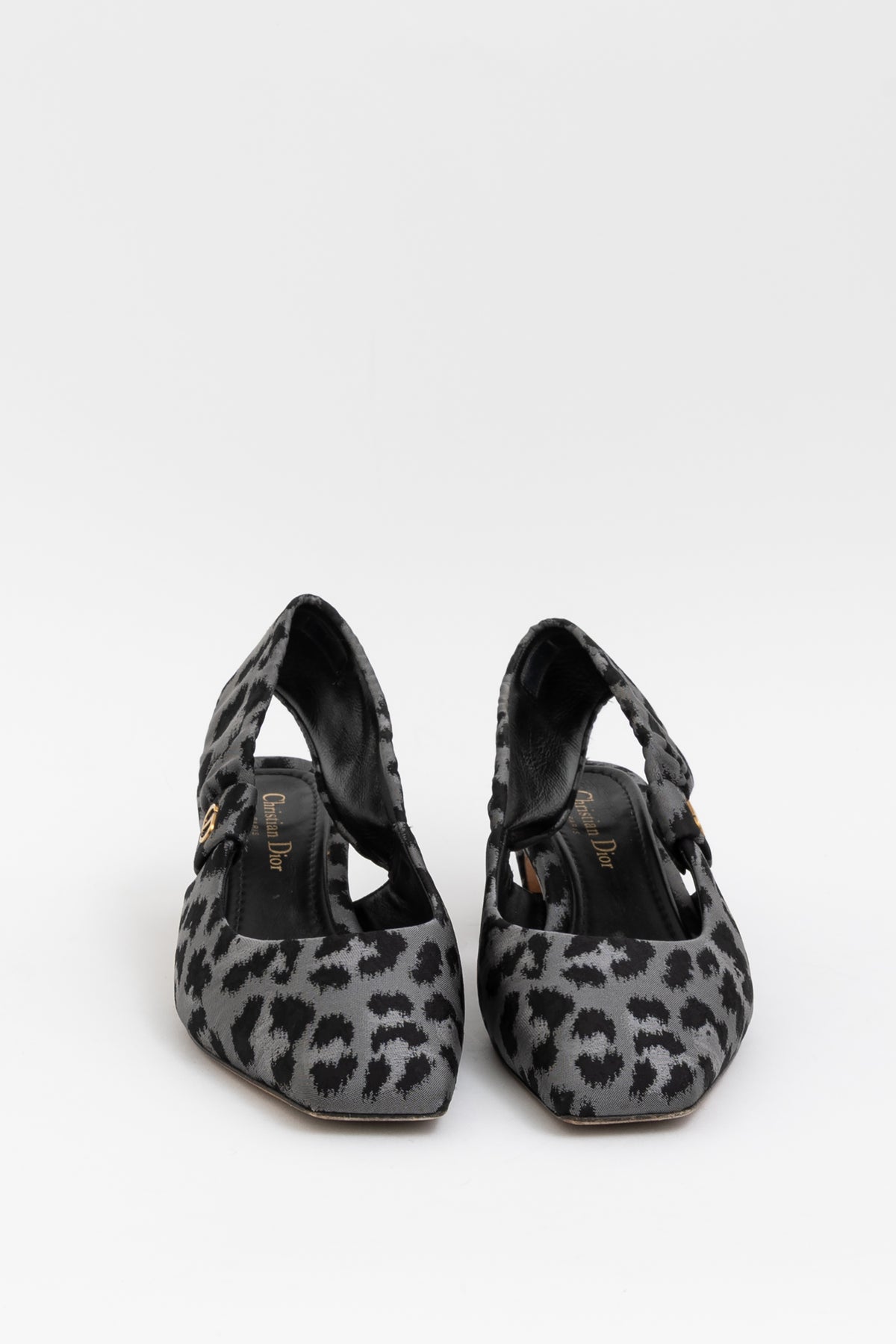 Mizza Leopard Slingback Heels