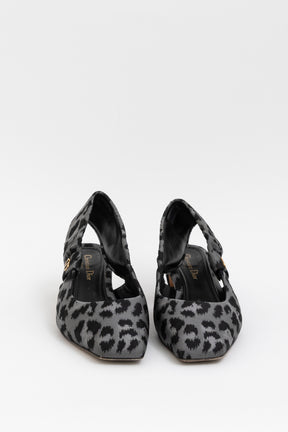 Mizza Leopard Slingback Heels