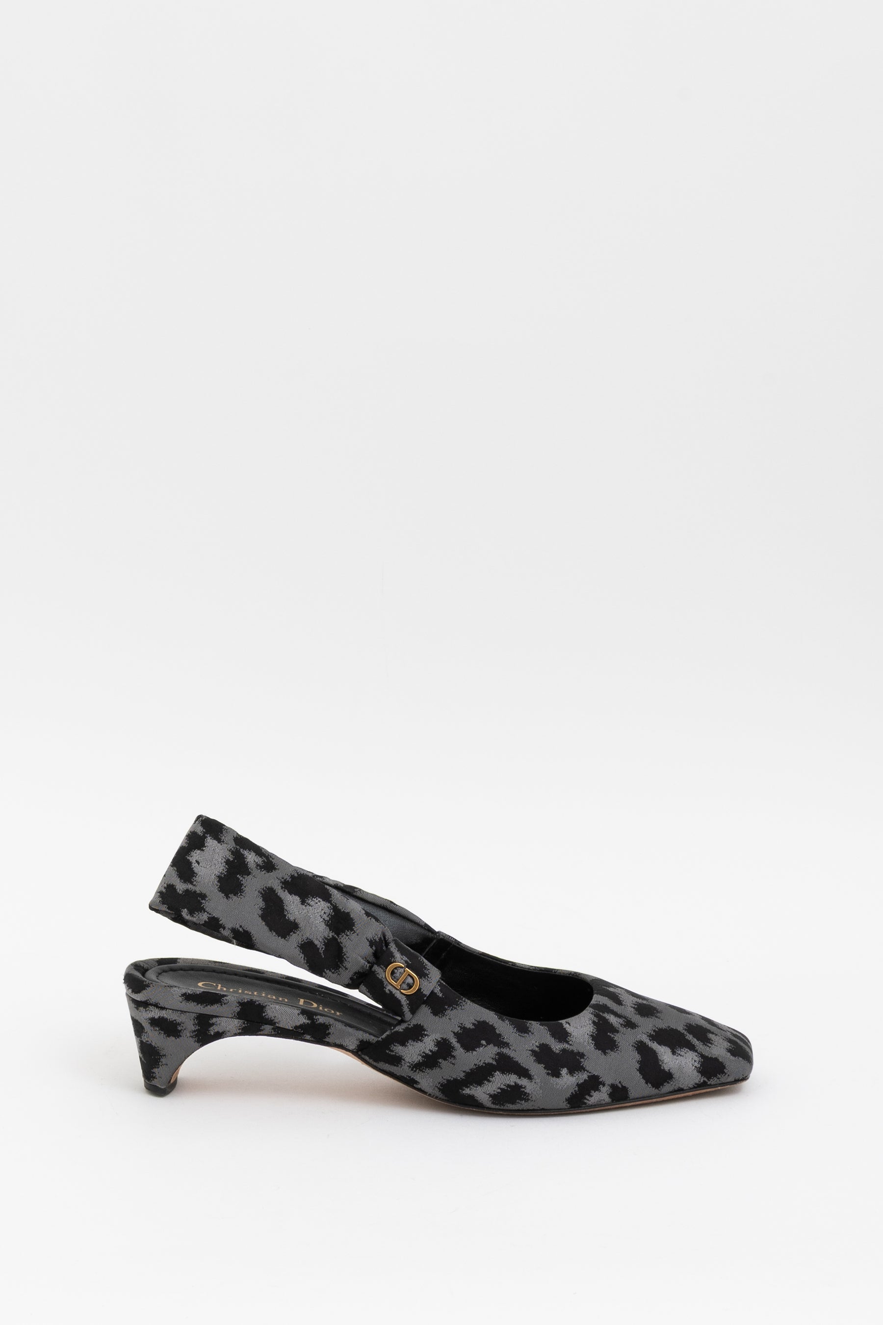 Mizza Leopard Slingback Heels