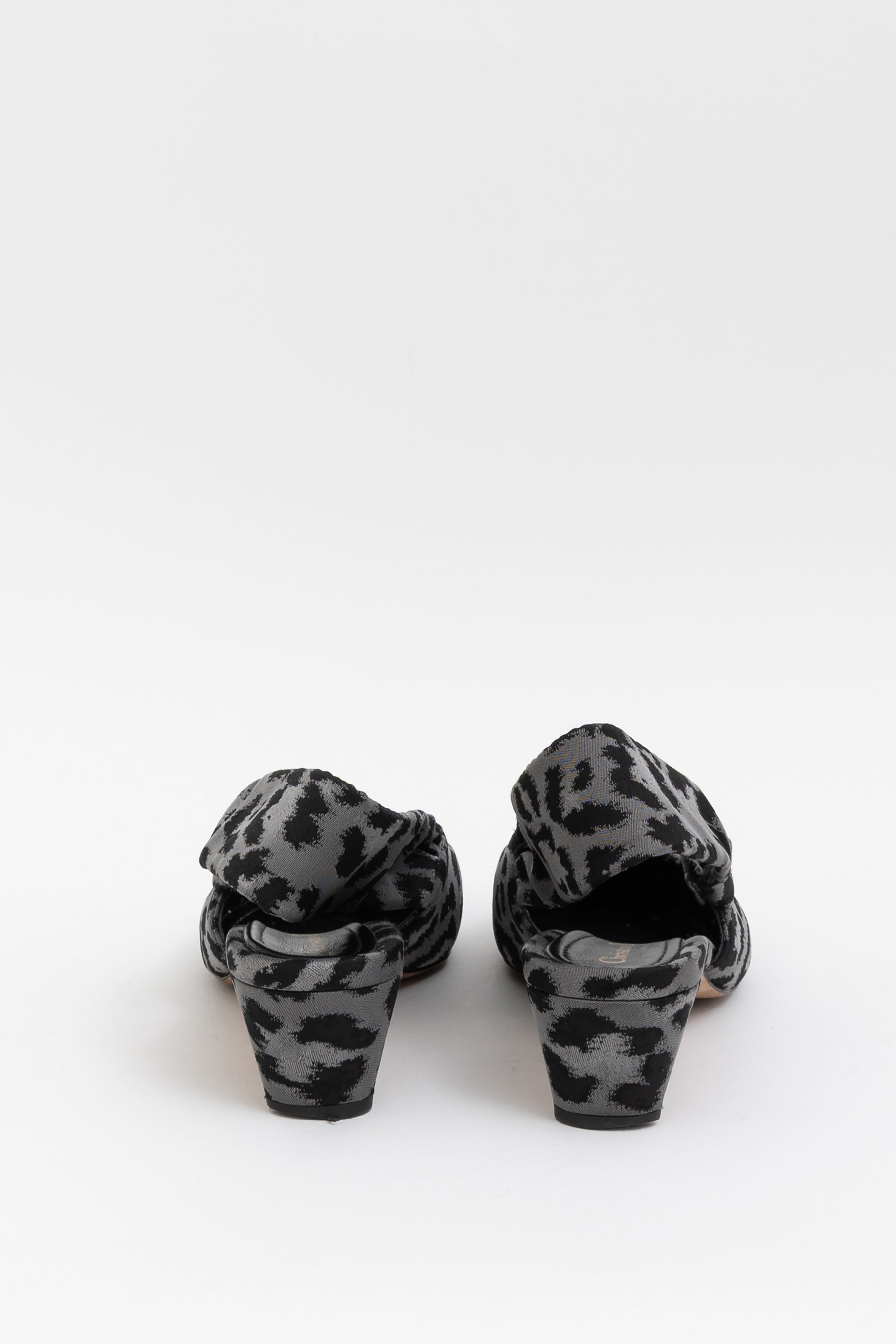 Mizza Leopard Slingback Heels