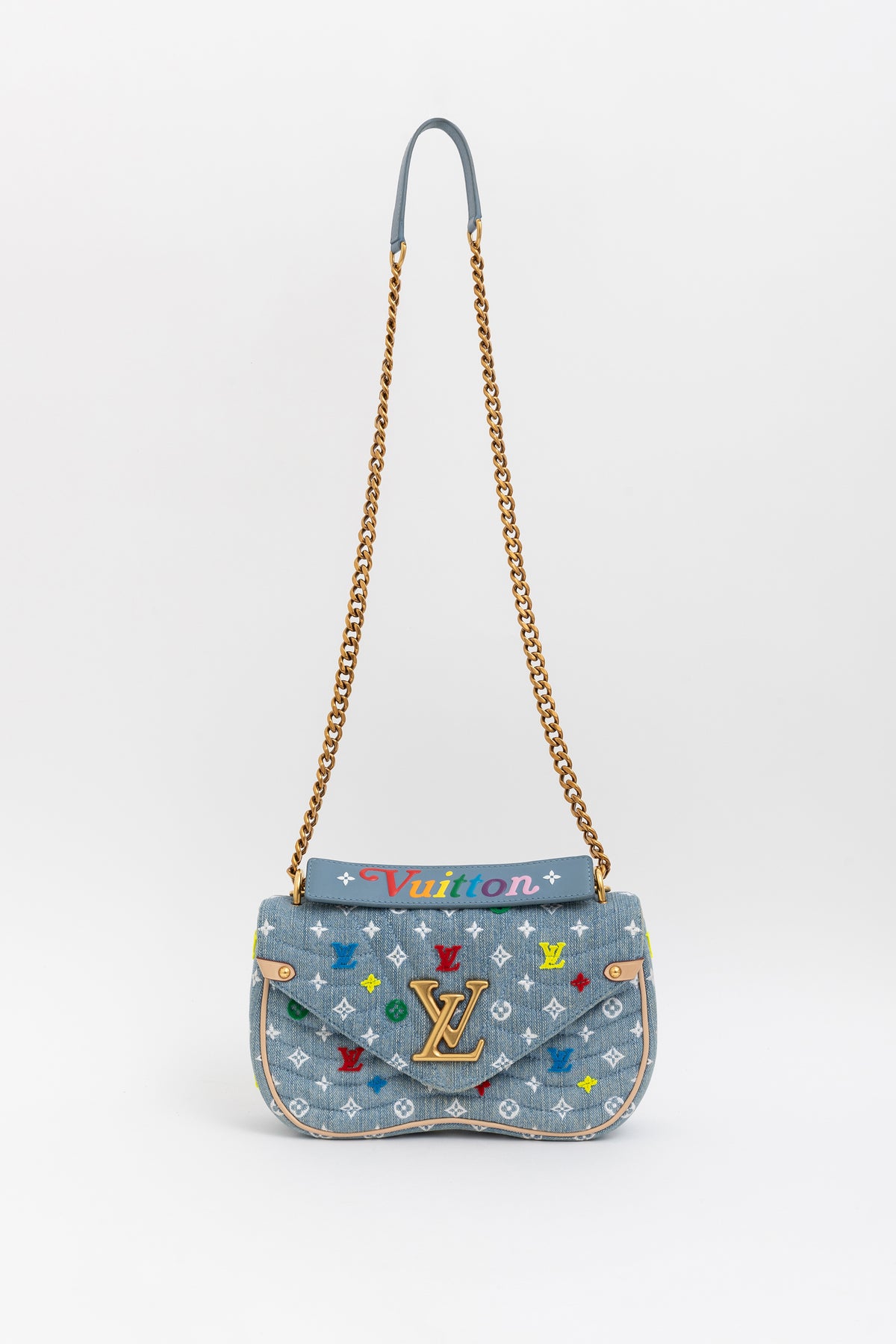 Denim New Wave Chain Bag