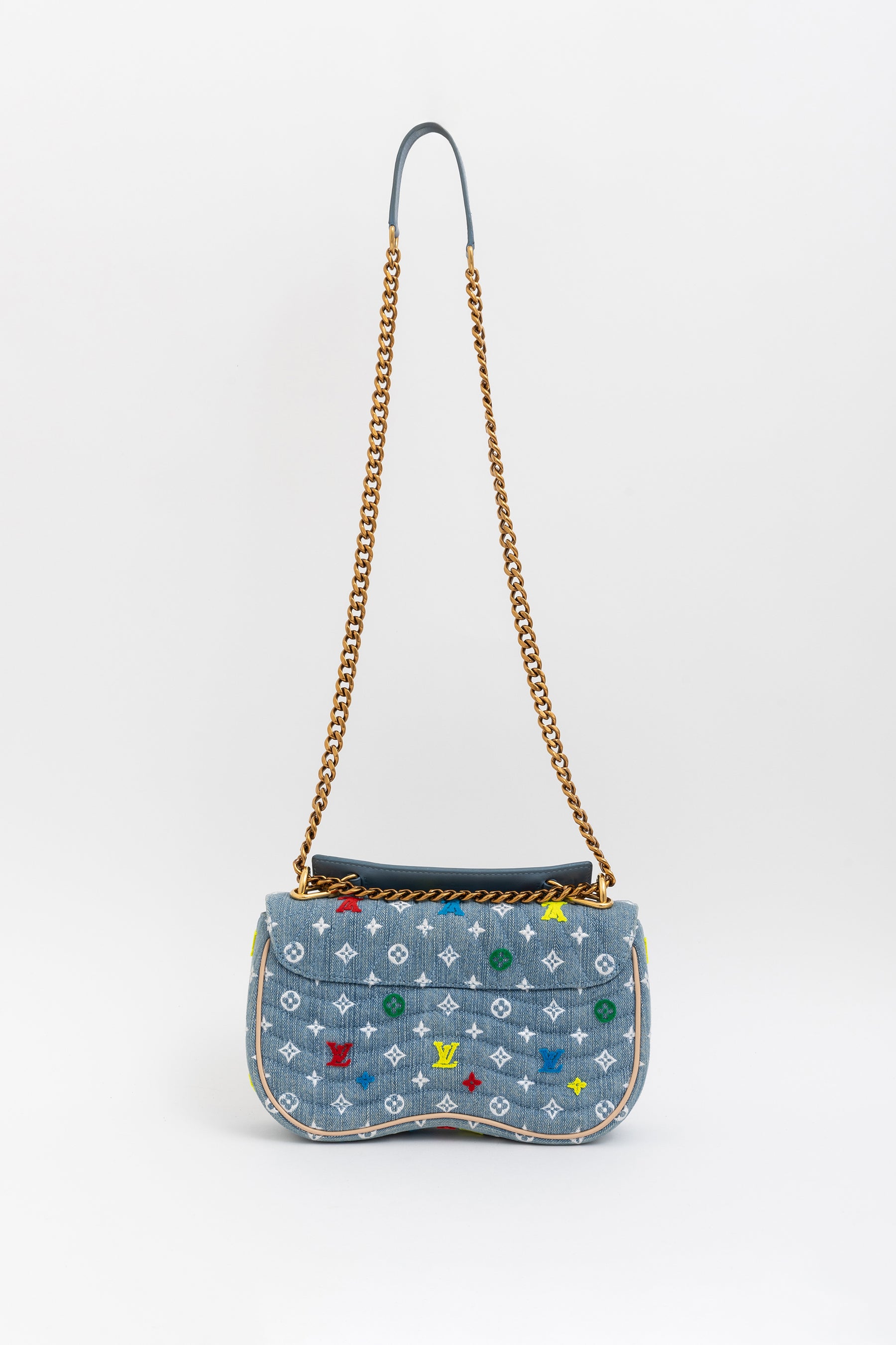 Denim New Wave Chain Bag