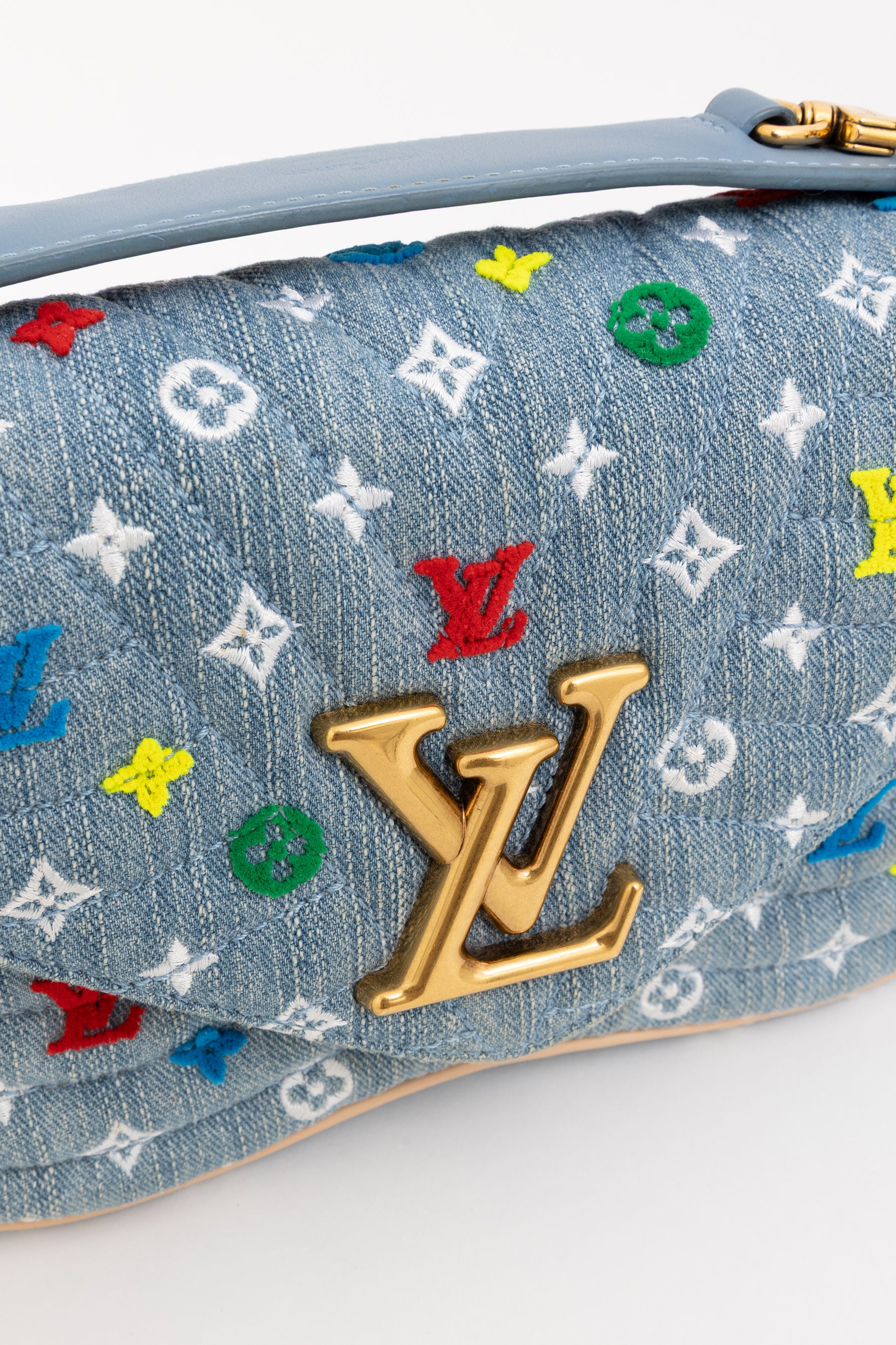 Denim New Wave Chain Bag