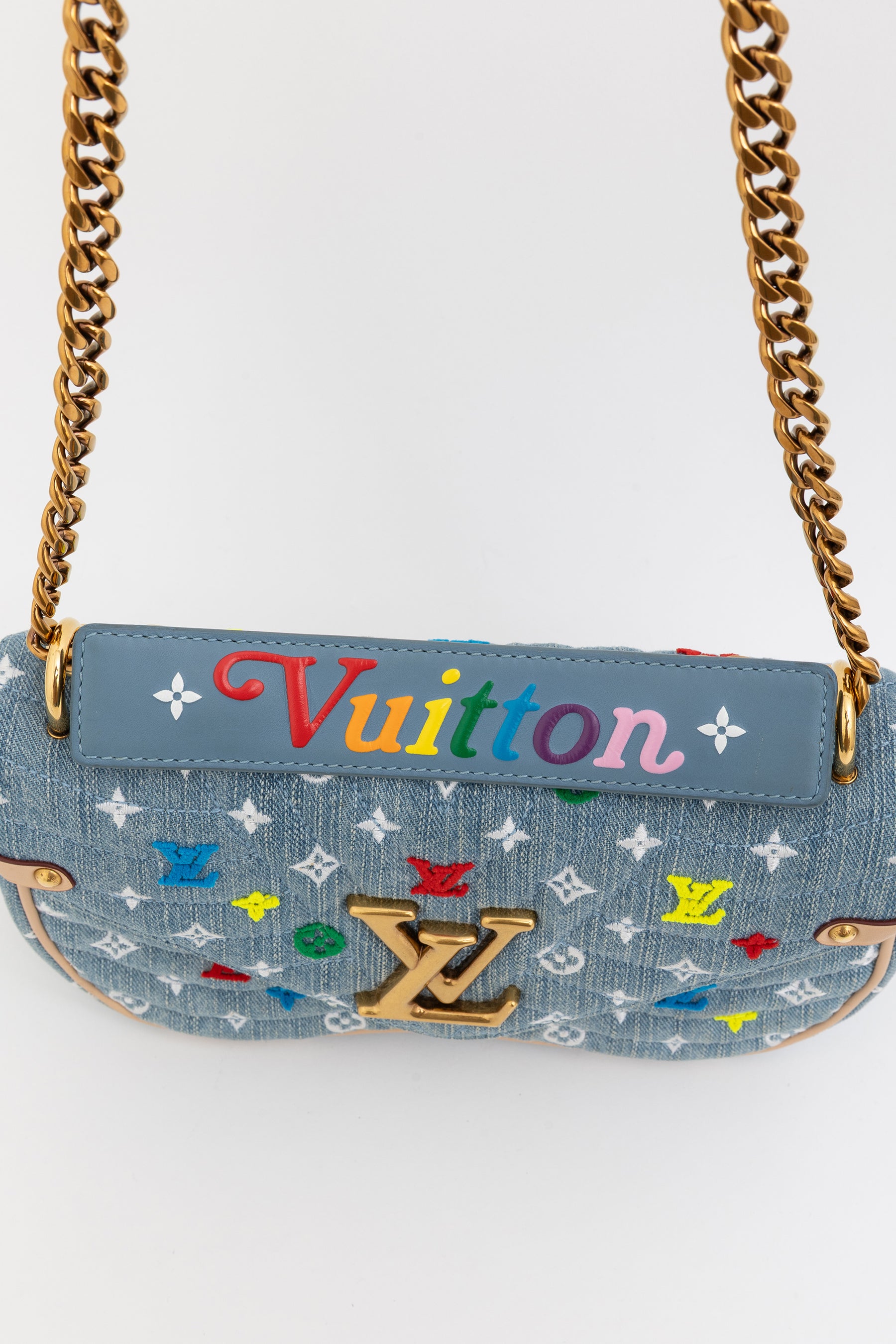 Denim New Wave Chain Bag