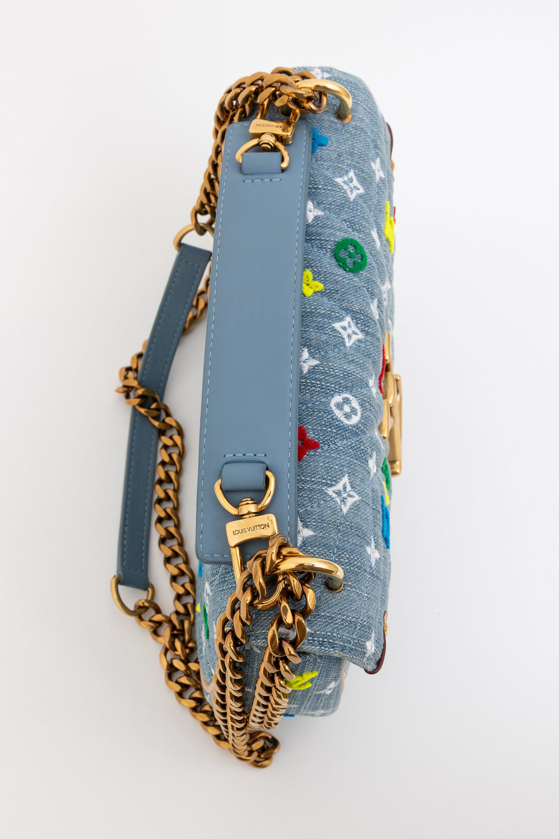Denim New Wave Chain Bag