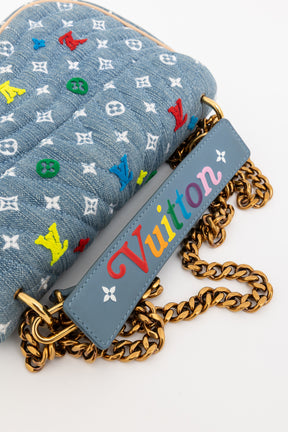 Denim New Wave Chain Bag