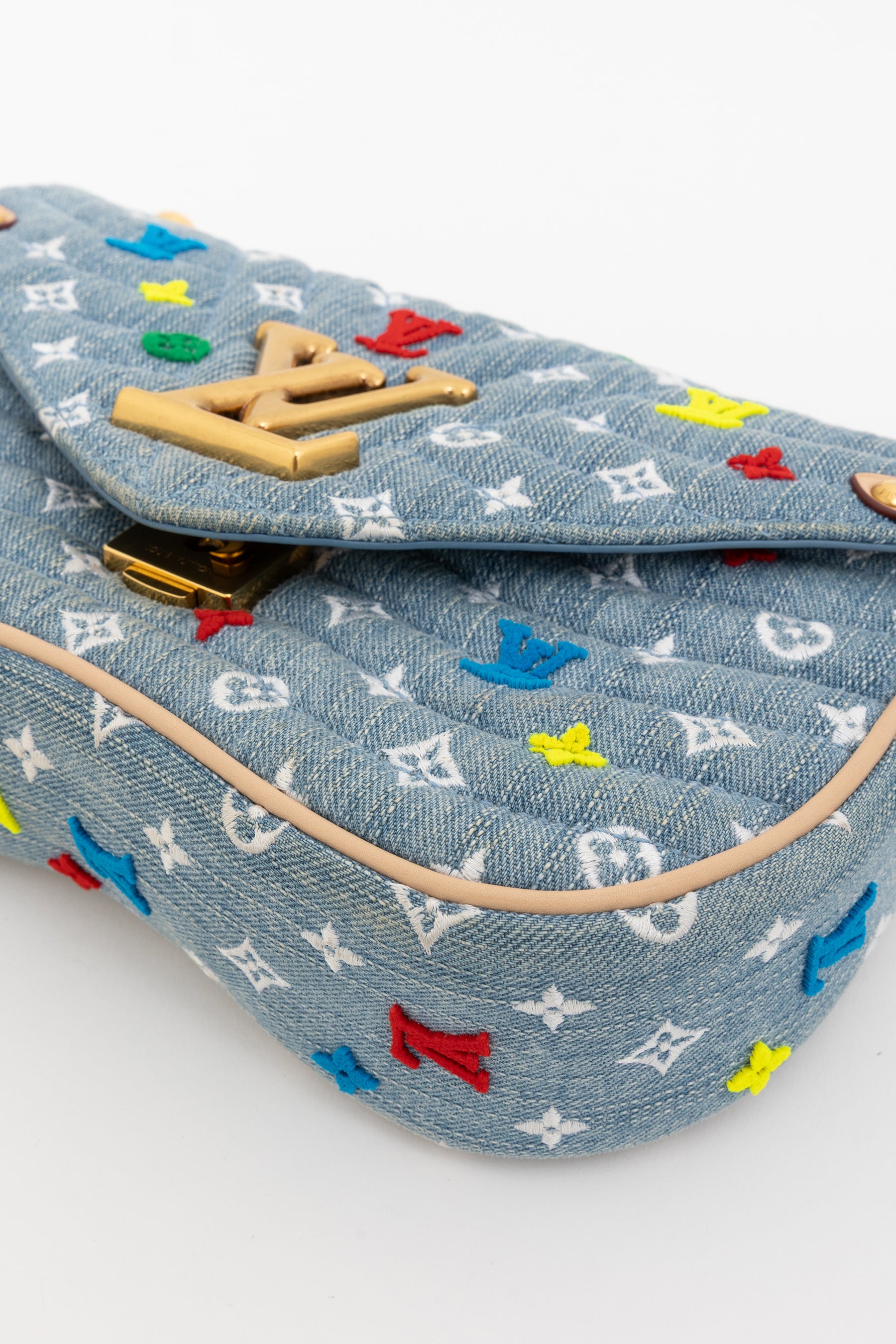 Denim New Wave Chain Bag