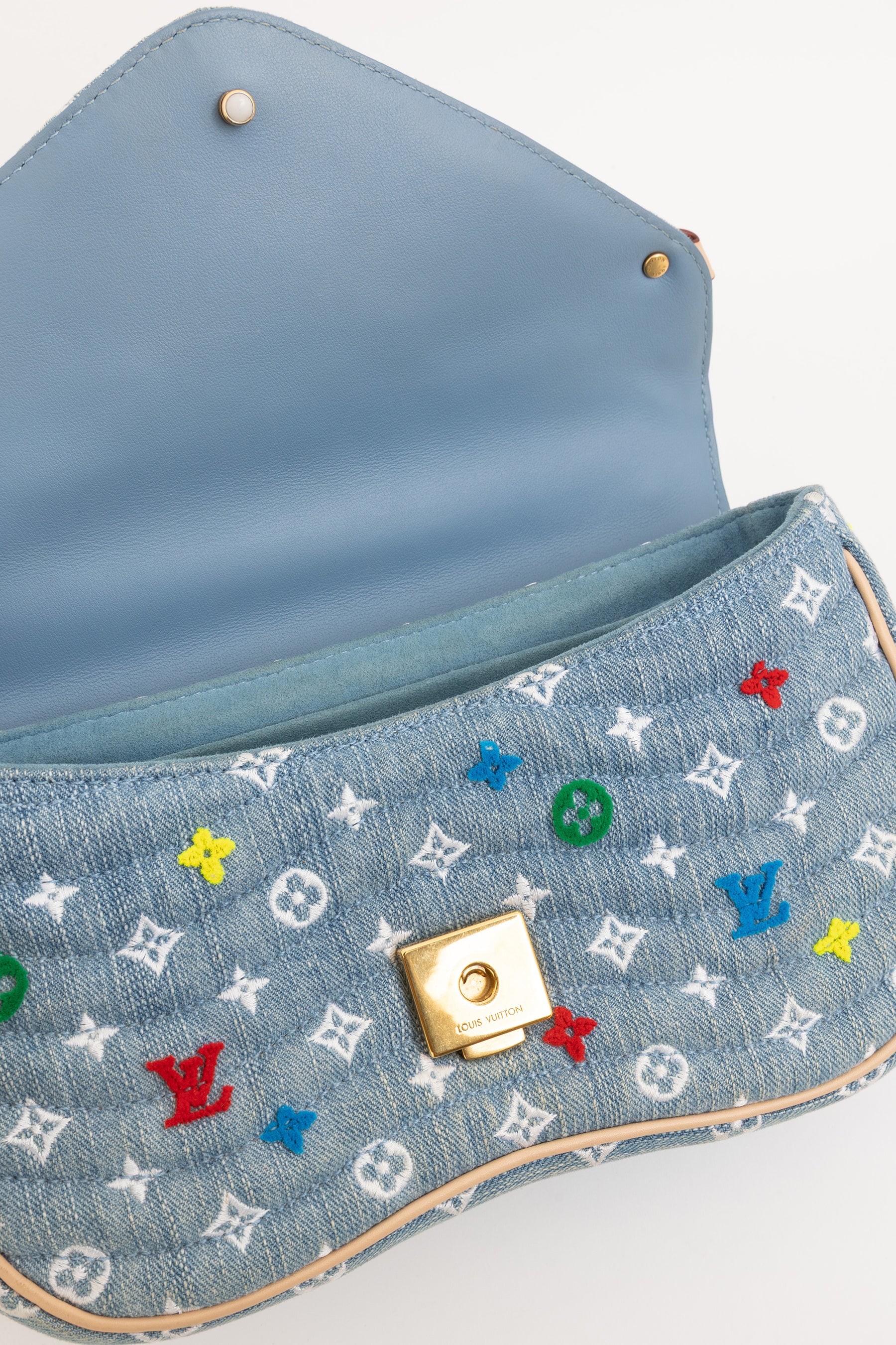 Denim New Wave Chain Bag