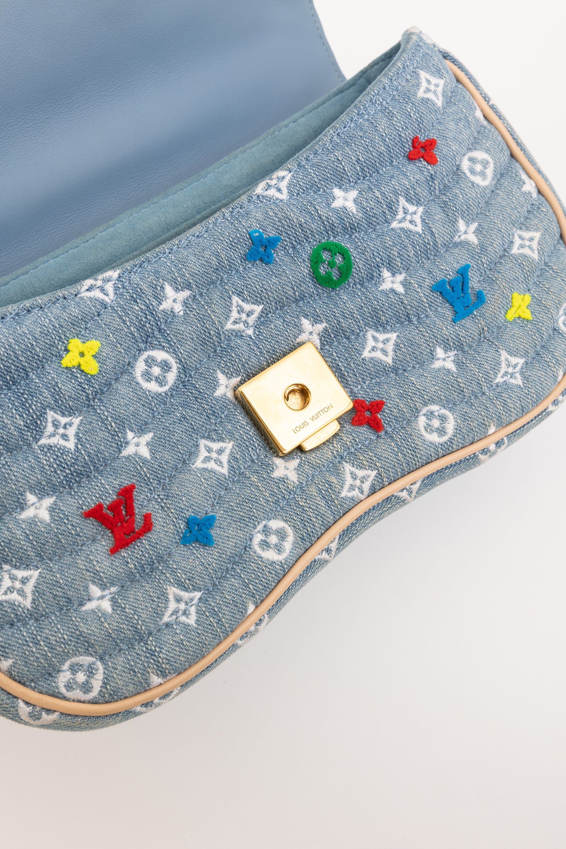 Denim New Wave Chain Bag