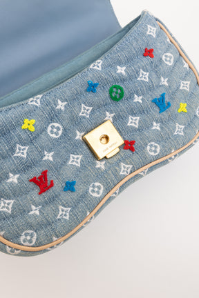 Denim New Wave Chain Bag