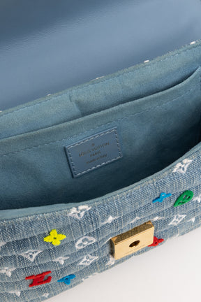 Denim New Wave Chain Bag