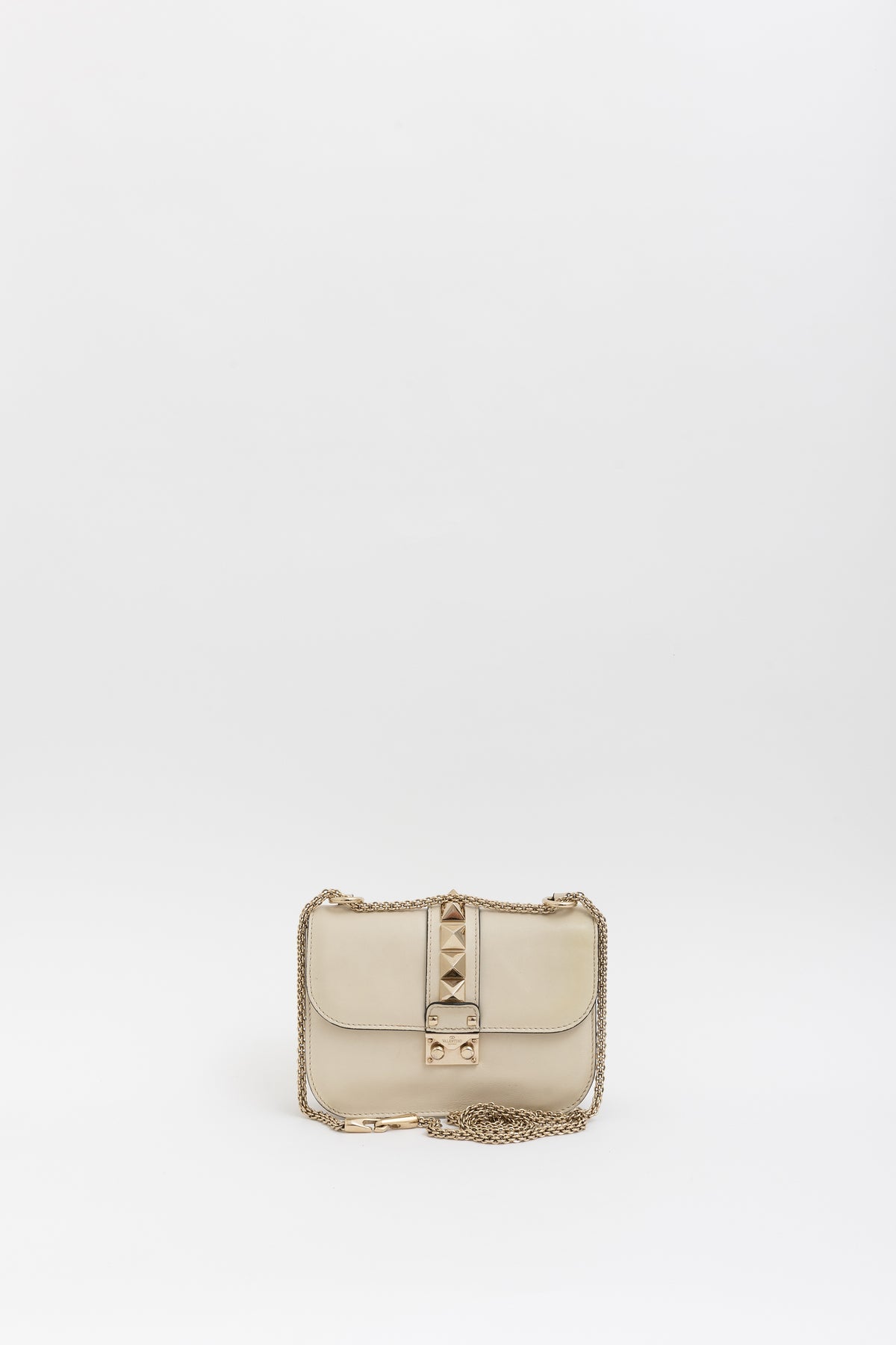 Medium Rockstud Glam Lock Flap Shoulder Bag