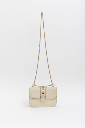 Medium Rockstud Glam Lock Flap Shoulder Bag