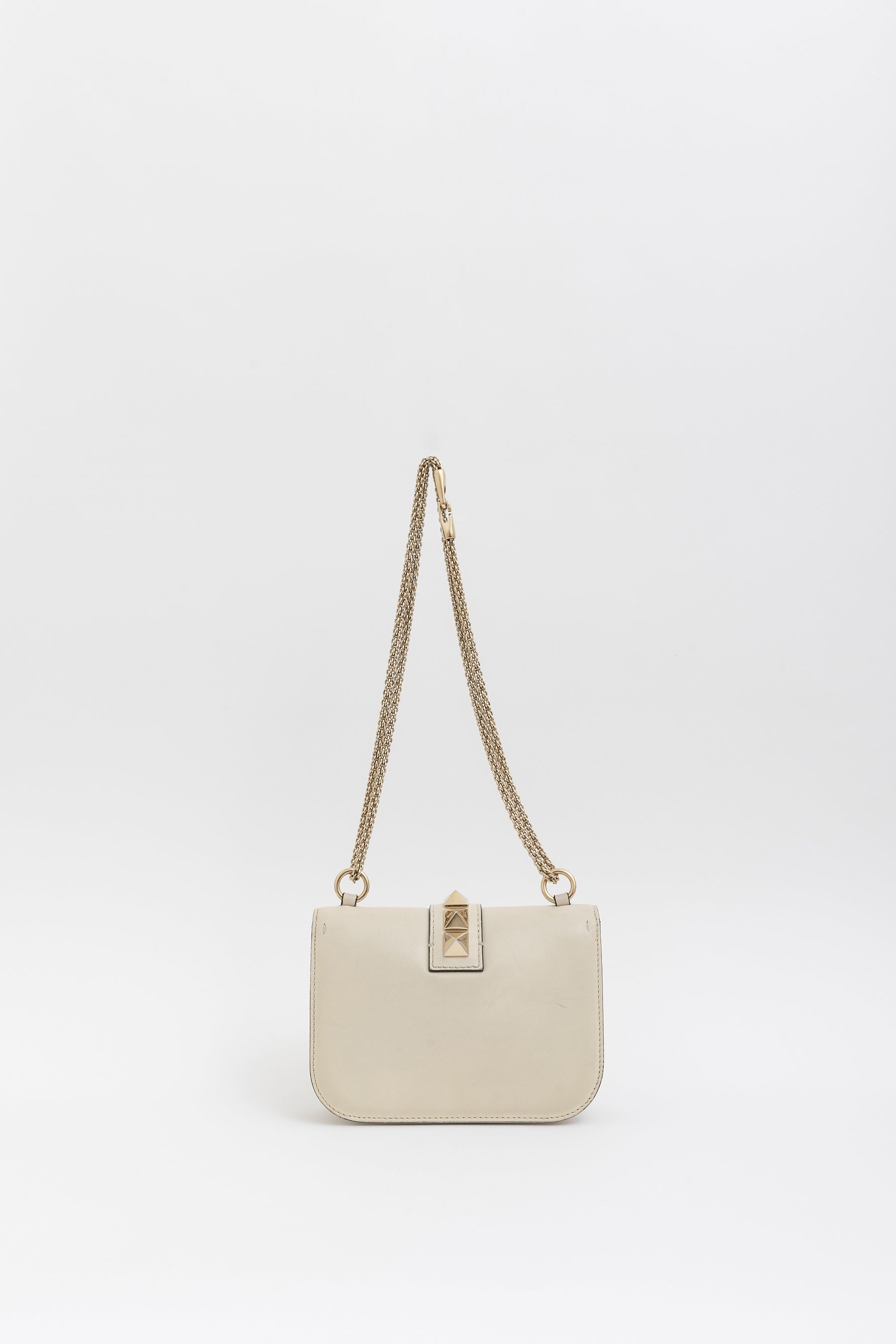 Medium Rockstud Glam Lock Flap Shoulder Bag