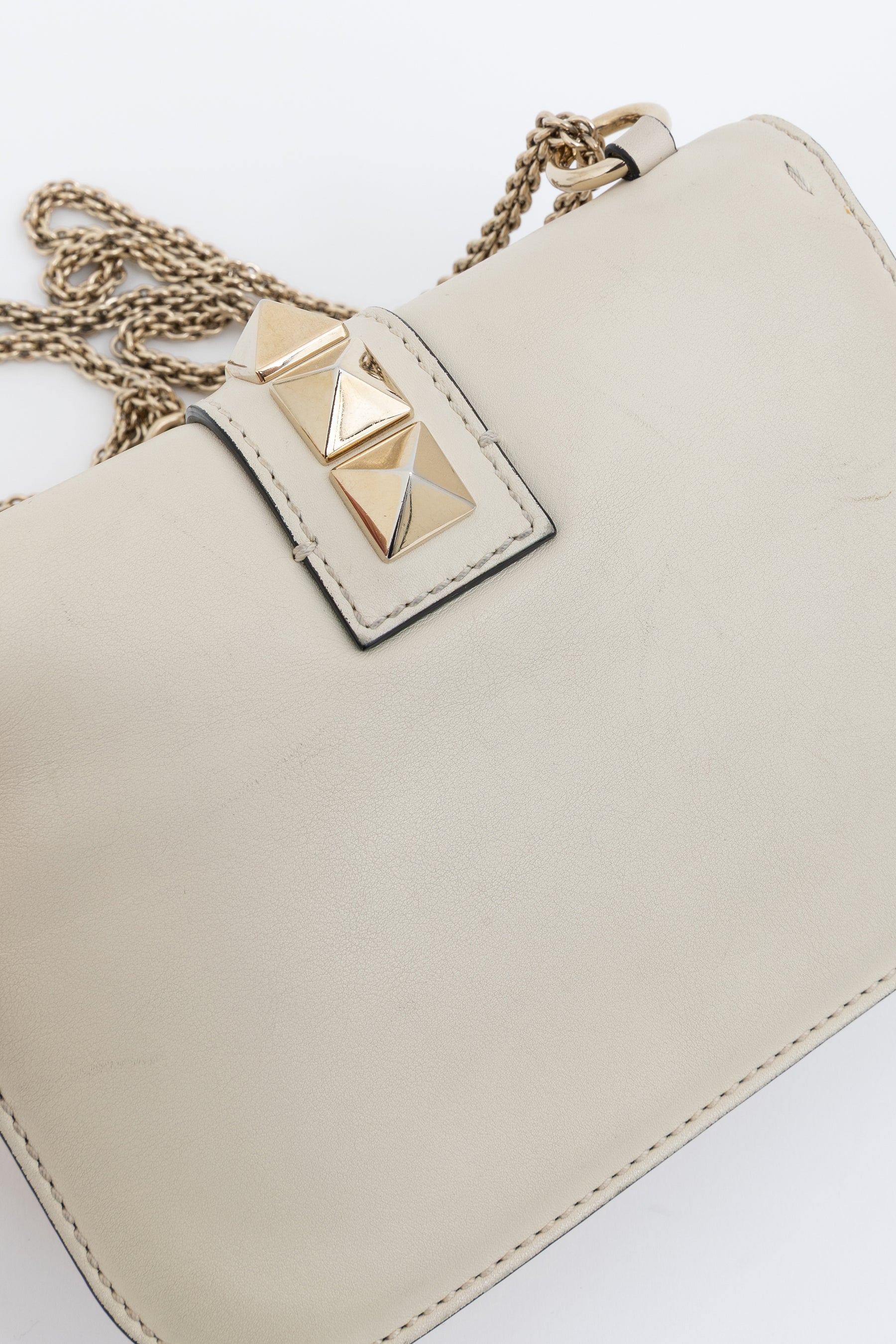 Medium Rockstud Glam Lock Flap Shoulder Bag