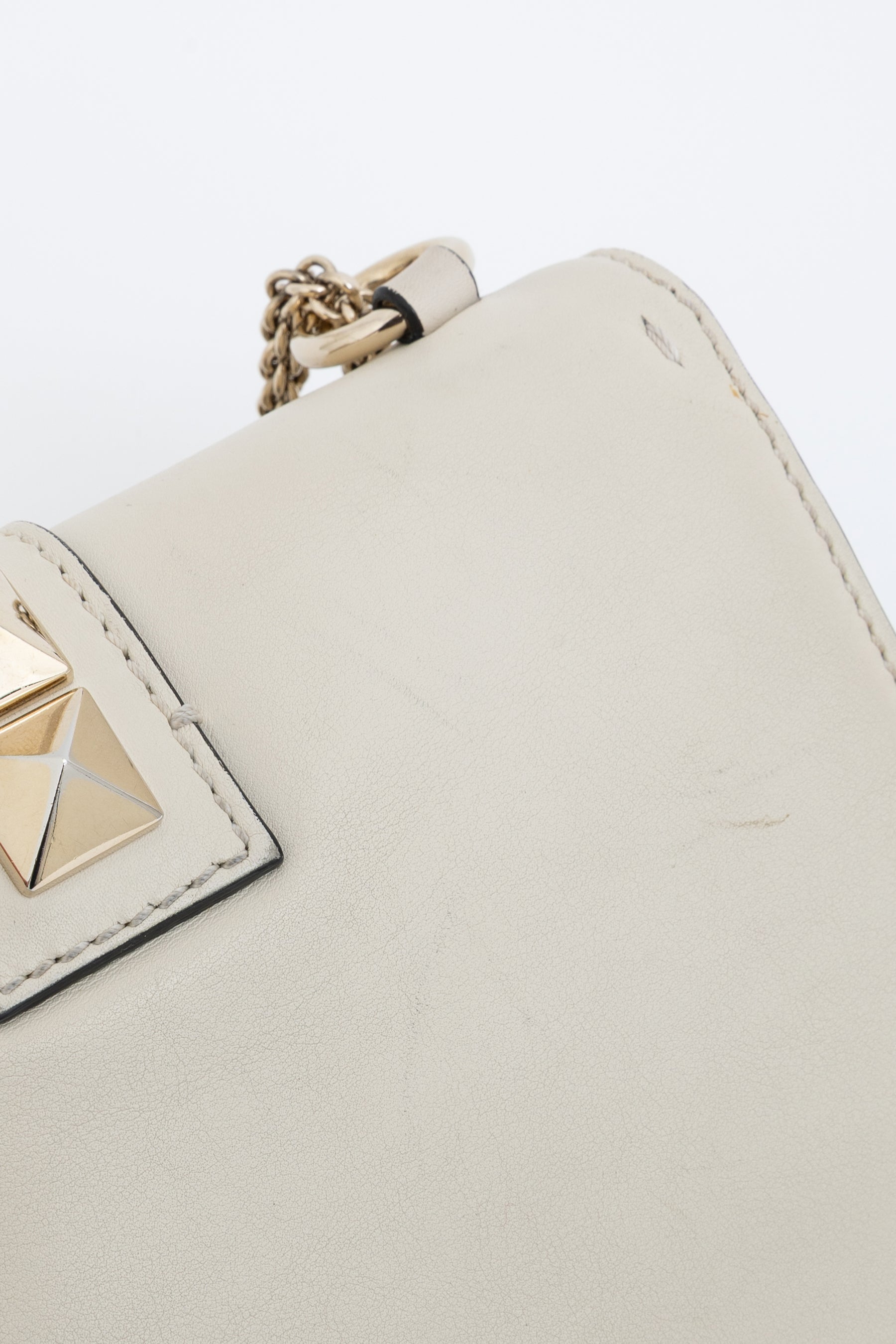 Medium Rockstud Glam Lock Flap Shoulder Bag