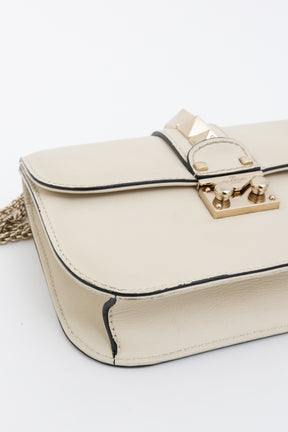 Medium Rockstud Glam Lock Flap Shoulder Bag