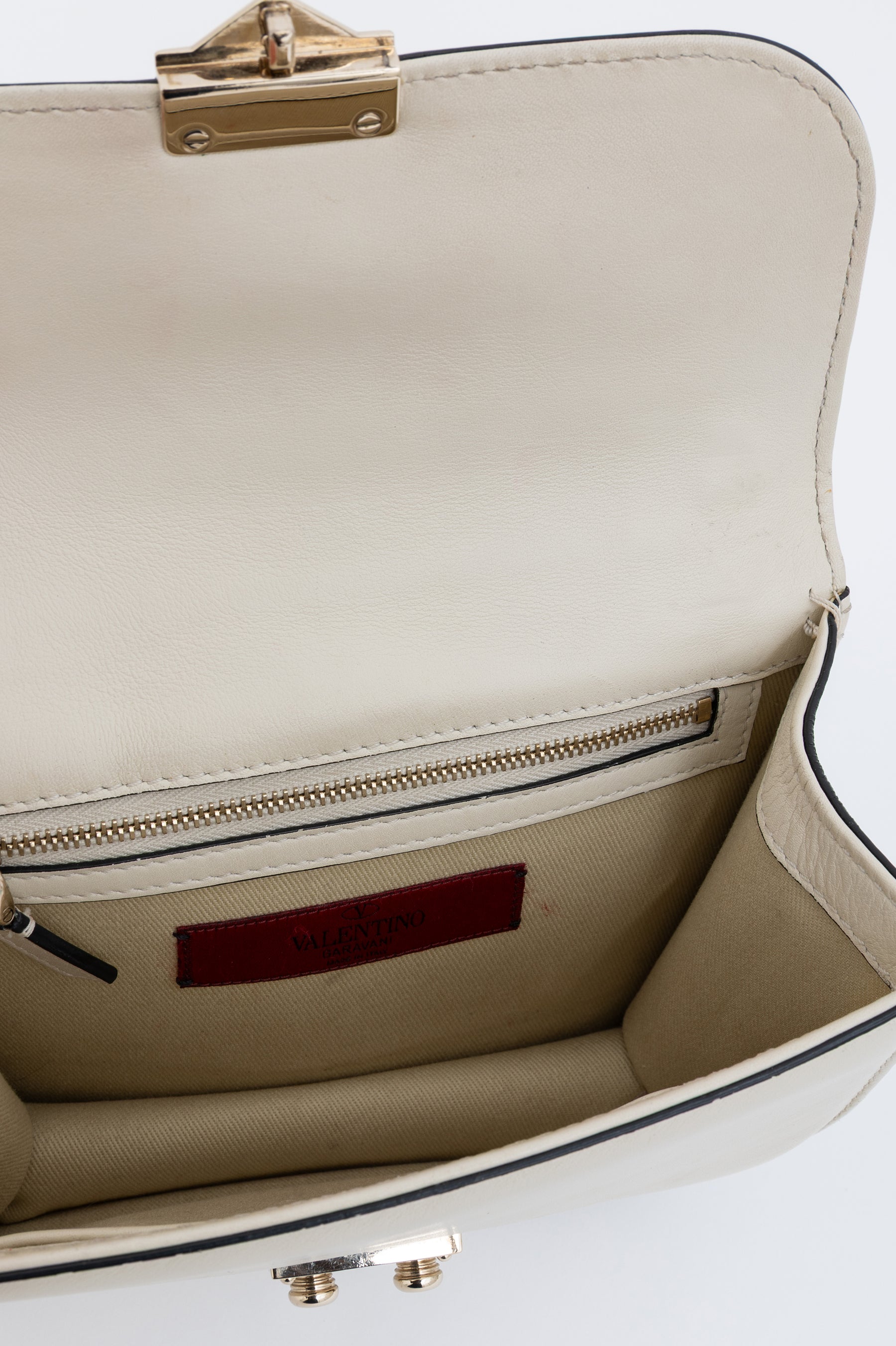 Medium Rockstud Glam Lock Flap Shoulder Bag