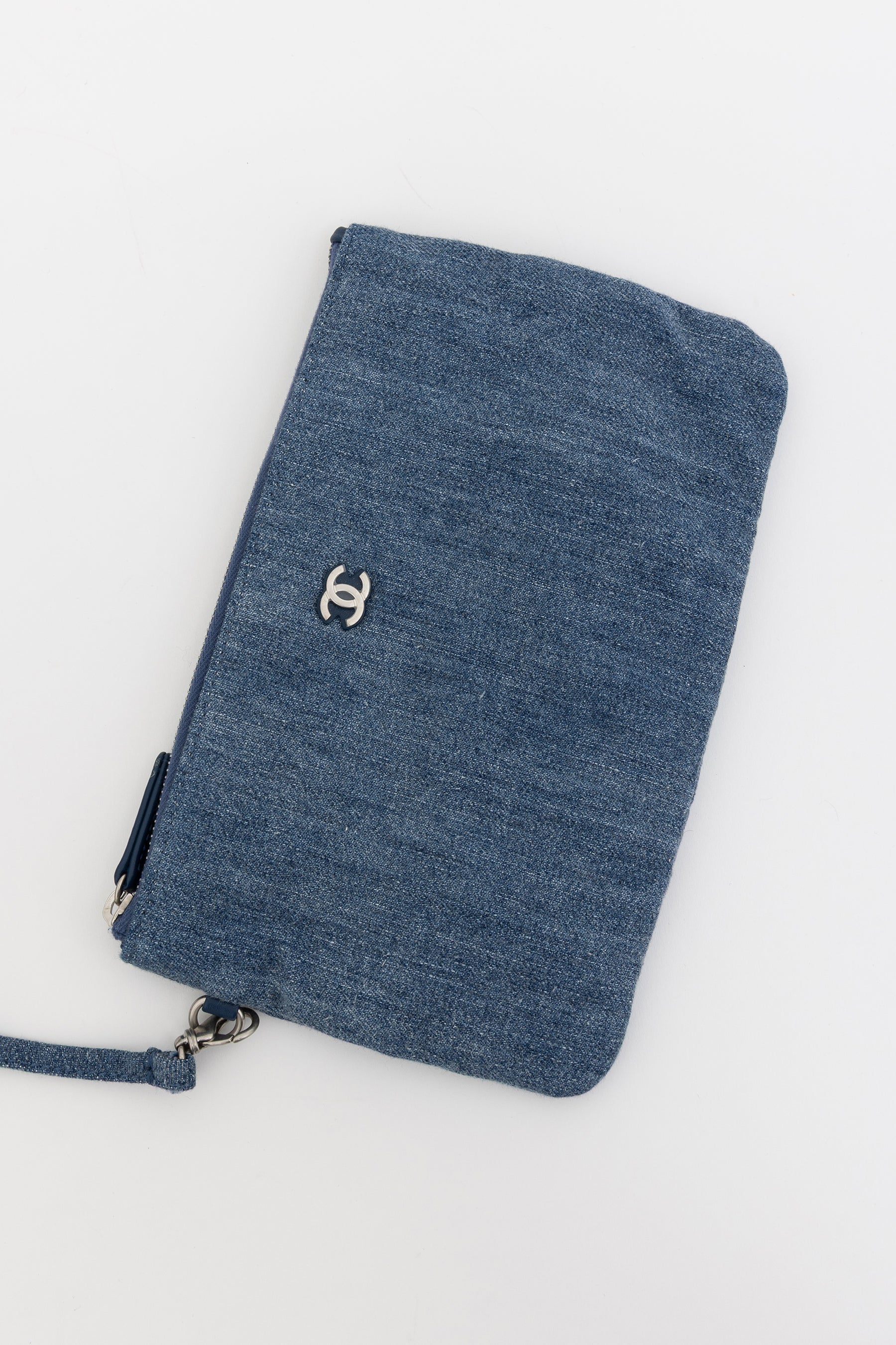 22 Small Studded Denim Bag