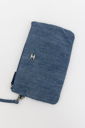 22 Small Studded Denim Bag