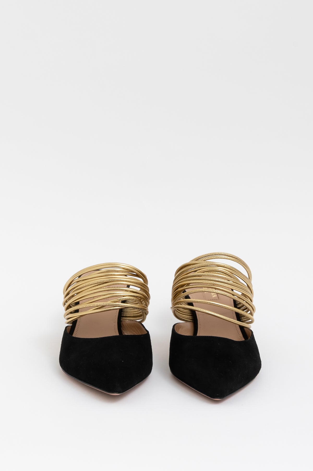 Rendez Vous 45 Pointed Toe Kitten Heel Mules