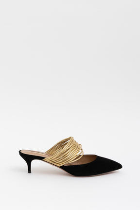 Rendez Vous 45 Pointed Toe Kitten Heel Mules
