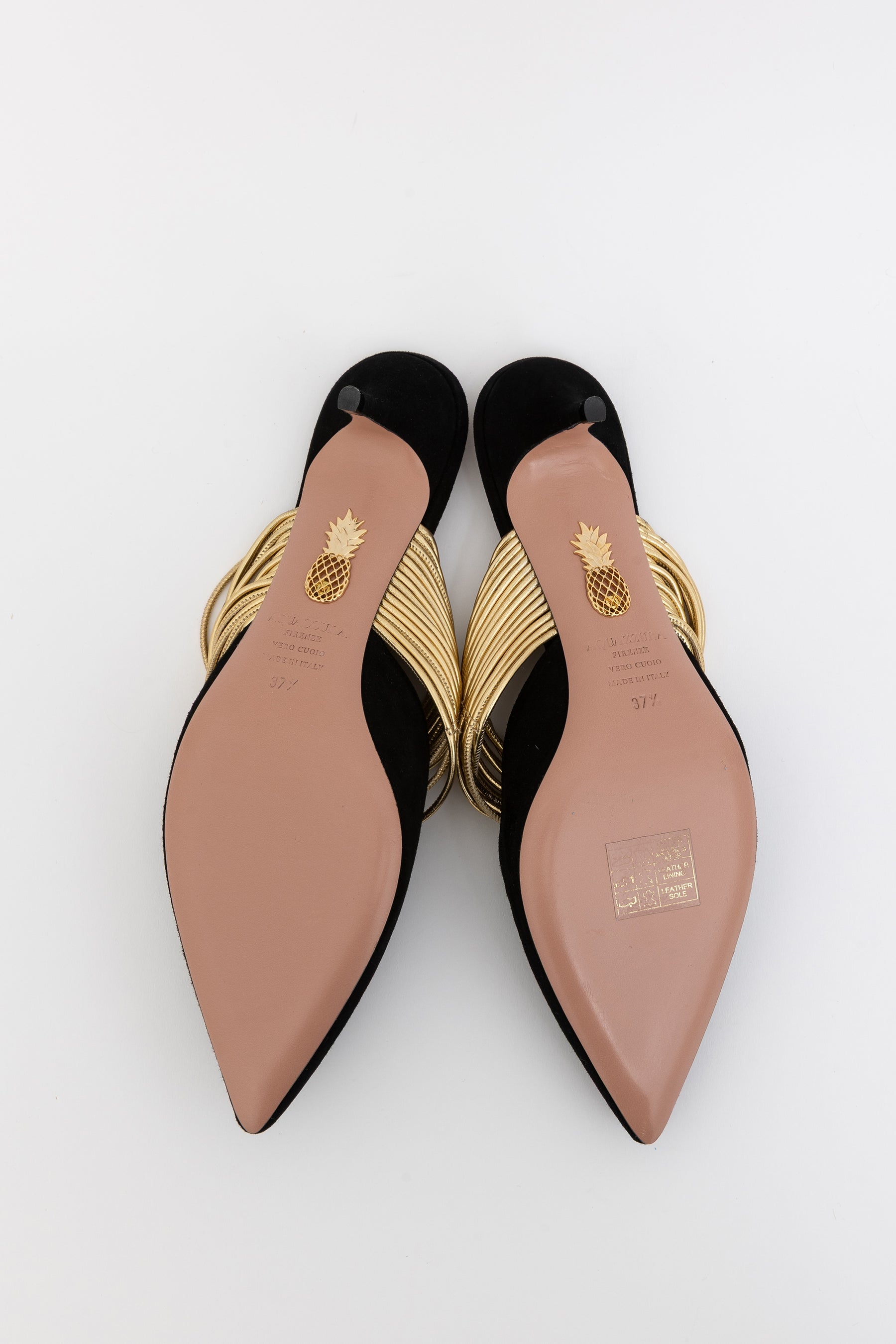 Rendez Vous 45 Pointed Toe Kitten Heel Mules