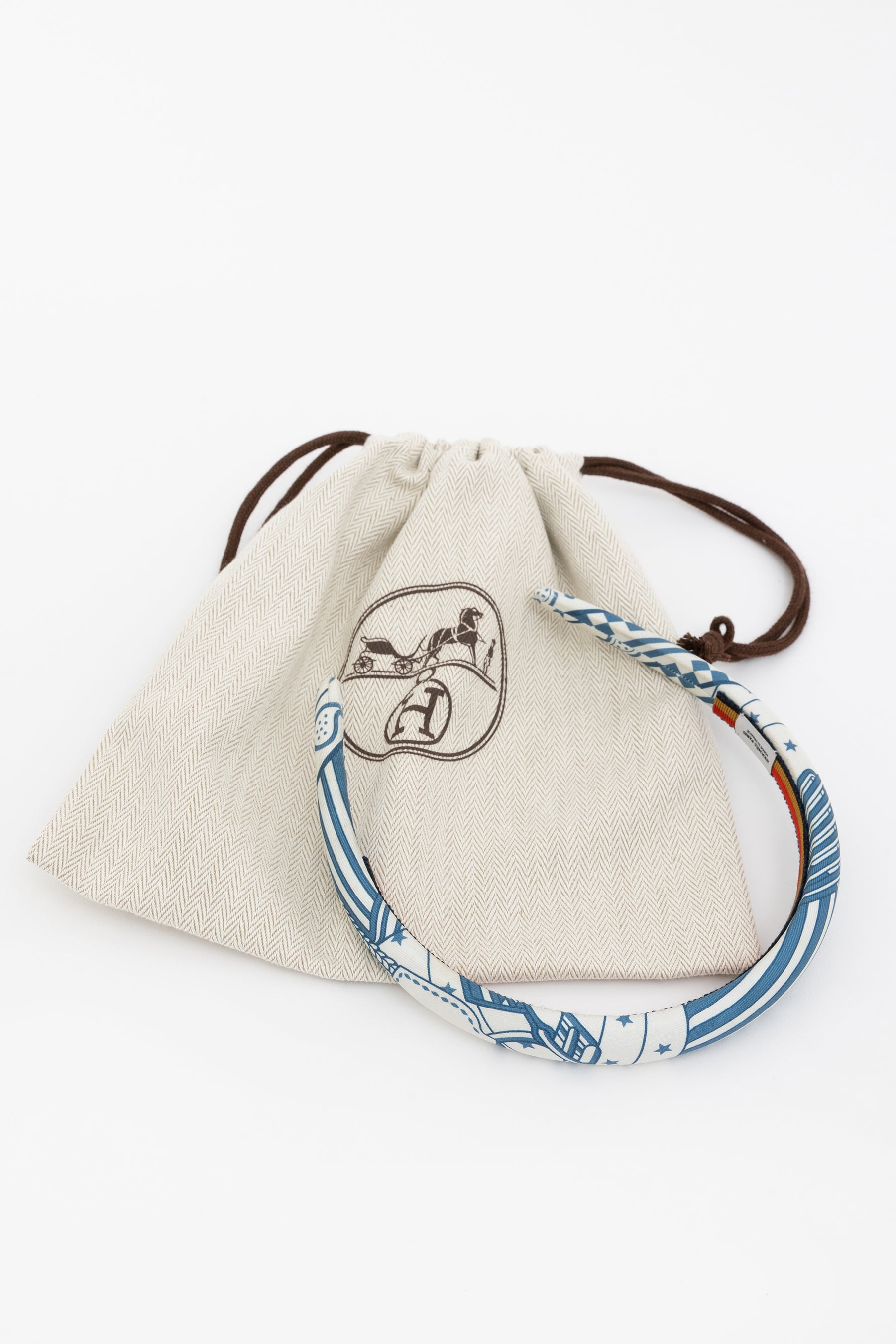Sangles en Zigzag Bandana Elsa Silk Headband