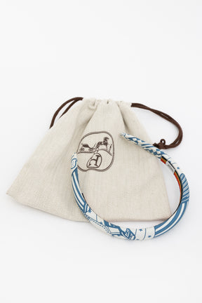 Sangles en Zigzag Bandana Elsa Silk Headband