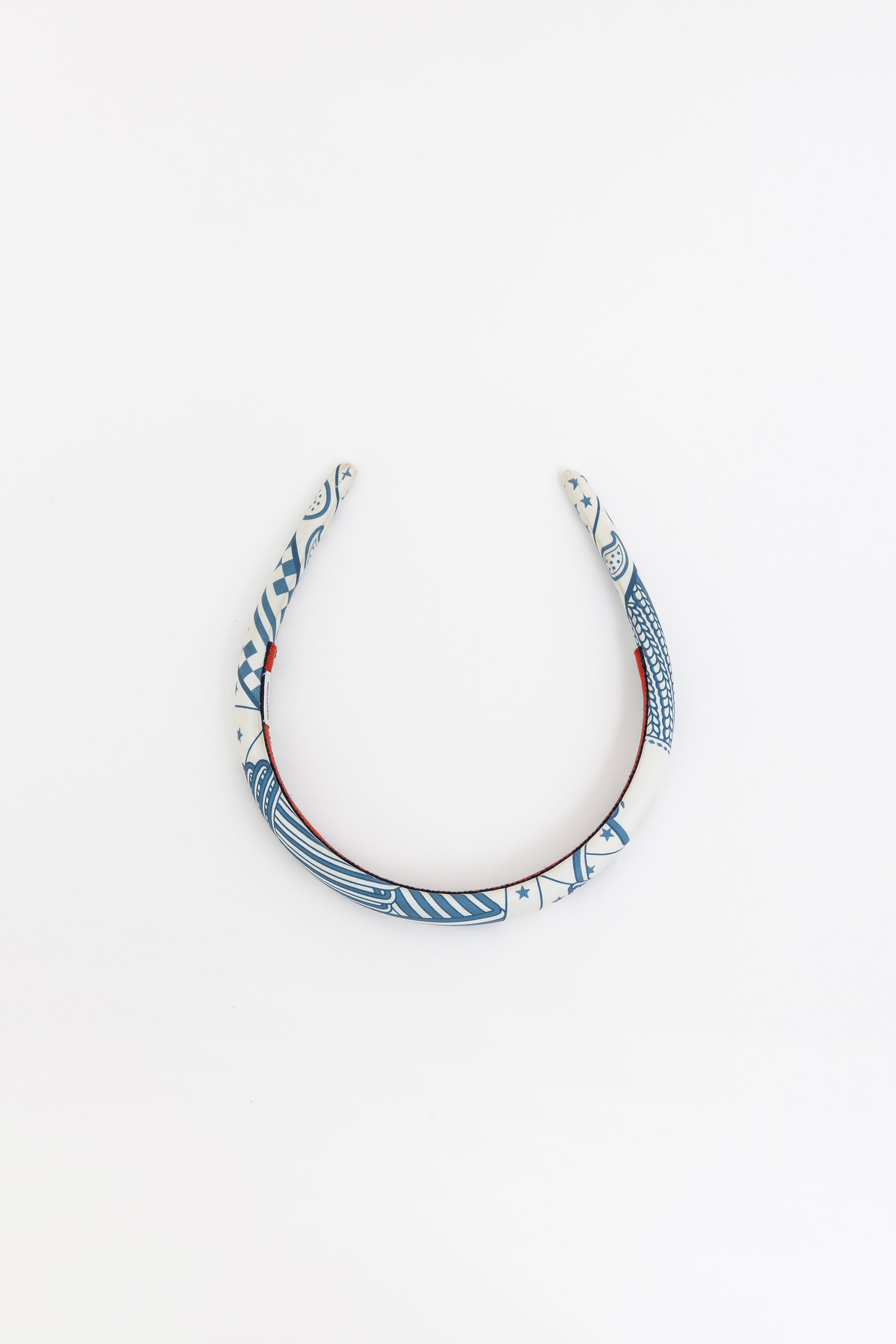 Sangles en Zigzag Bandana Elsa Silk Headband