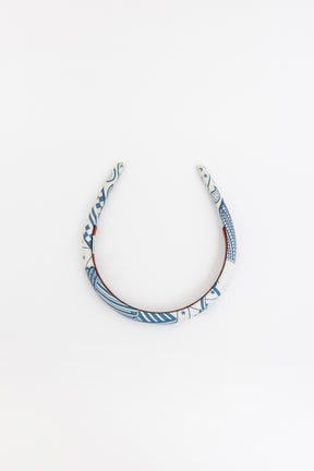 Sangles en Zigzag Bandana Elsa Silk Headband